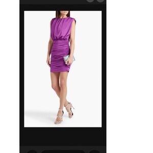 Veronica Beard Bora Dress in Deep Violet